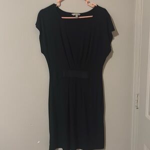 Black medium banana republic work dress
